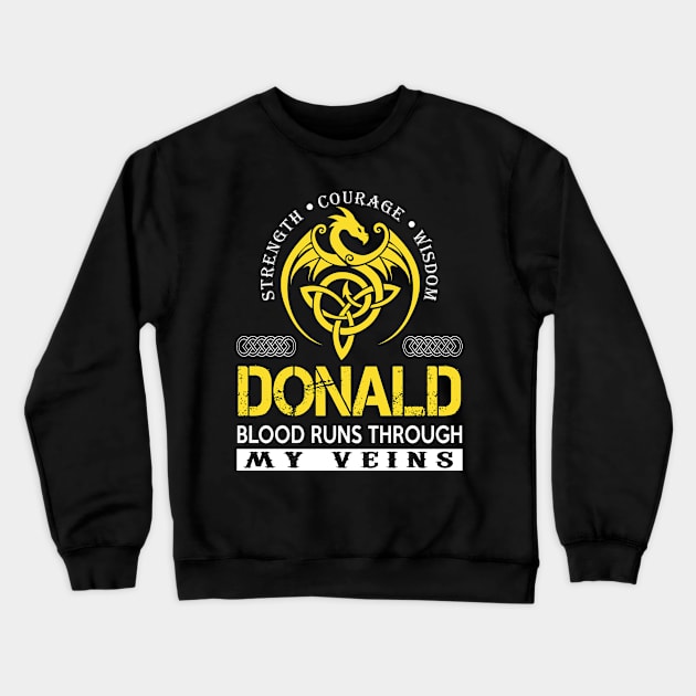 DONALD Crewneck Sweatshirt by isaiaserwin